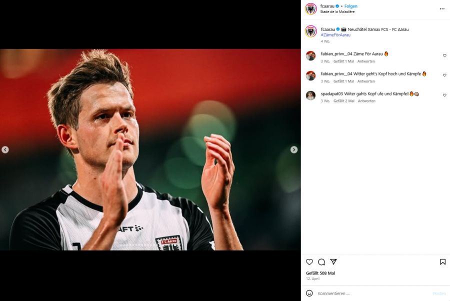 Marco Thaler FC Aarau