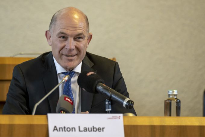 Anton Lauber hat grosse Pläne mit Uptown Basel und dem Baselbieter Boden. straumann