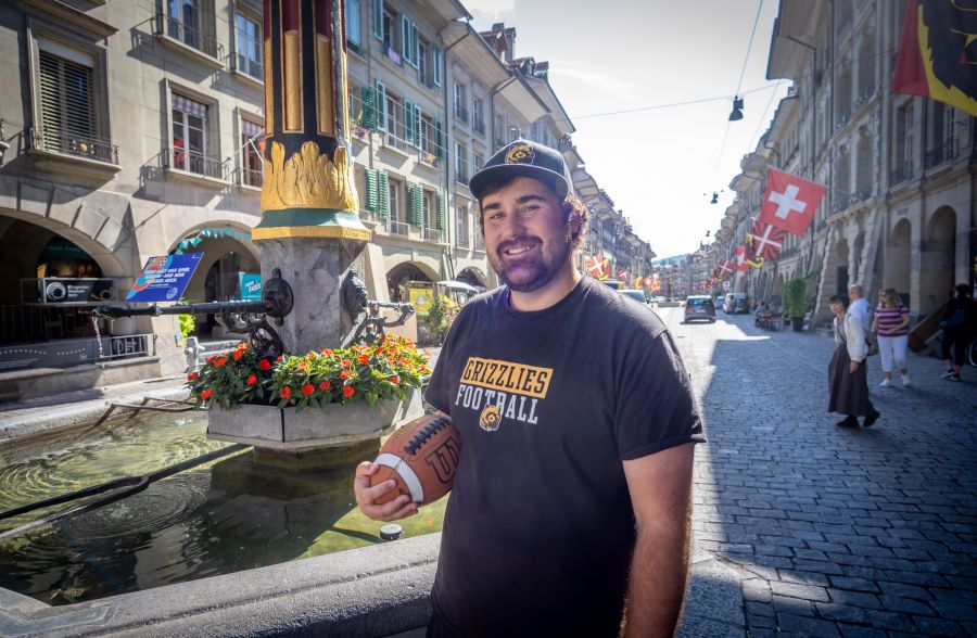 Nick Snider in der Berner Altstadt