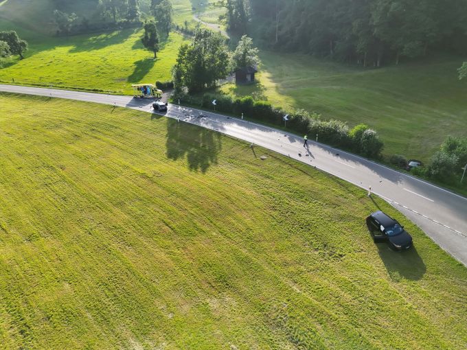 Drei Personen wurden verletzt. Unfall