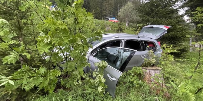 Selbstunfall in Davos