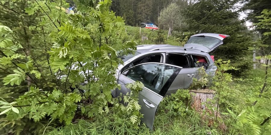 Selbstunfall in Davos