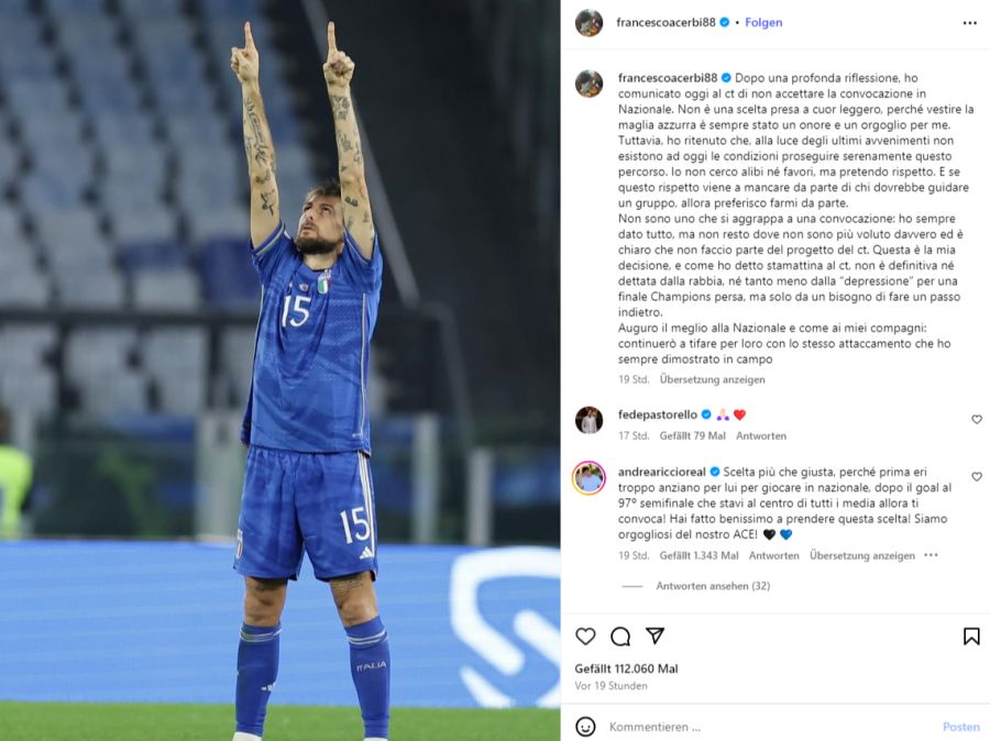 Francesco Acerbi Italien