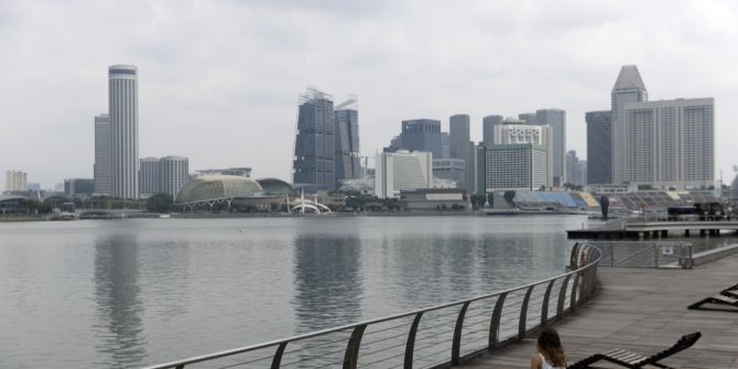 Singapur Skyline Panorama