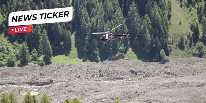 Blatten VS Helikopter