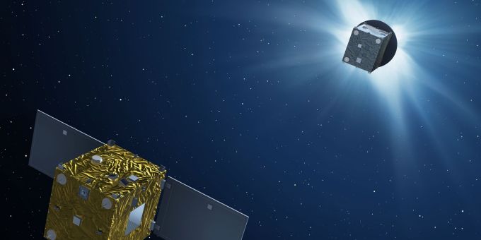 «Proba-3» startete im Dezember 2024 und soll zwei Jahre im Einsatz sein. «Proba-3»