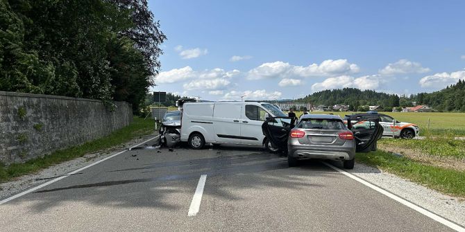 Kollision in Tour-de-Trême