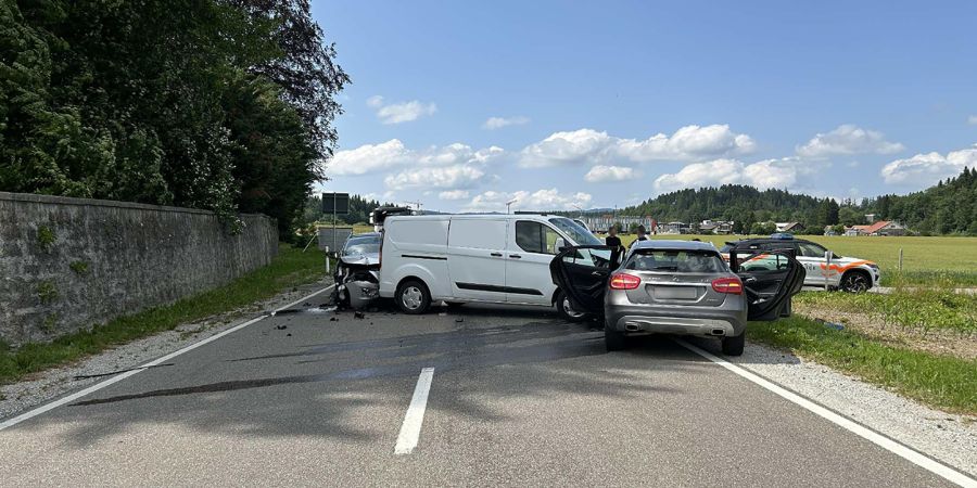 Kollision in Tour-de-Trême