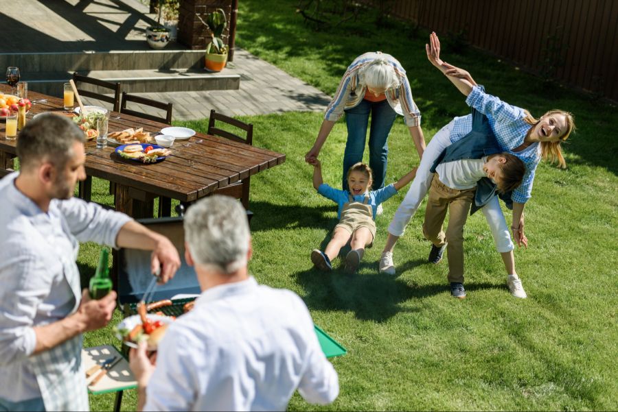 Familie, grillen