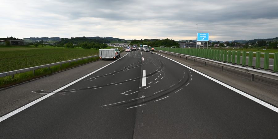 Kollision auf A1