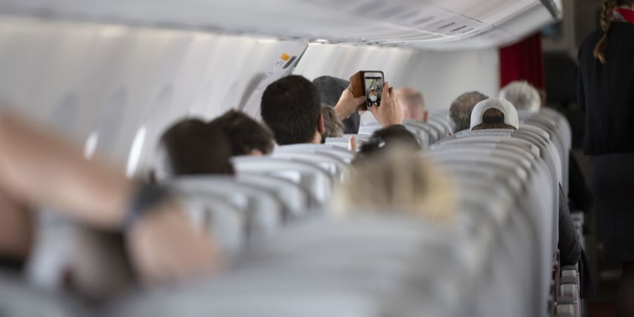 Passagiere Flugzeug
