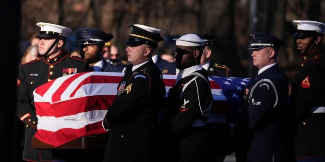 Nach dem Tod des ehemaligen US-Präsidenten Carter