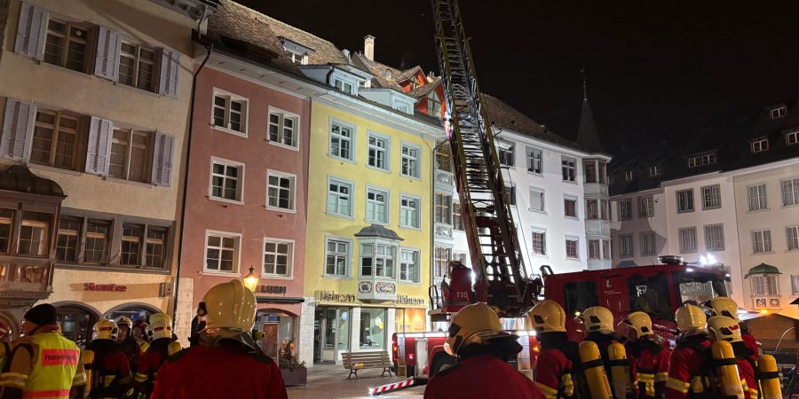 Brand in Altstadtliegenschaft