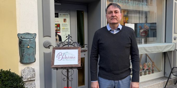 Michael Derrer aus Rheinfelden AG wurde schon mehrfach Opfer von Vandalismus. Seine Partnerin und er betreiben in der dortigen Altstadt ein Restaurant. rheinfelden derrer