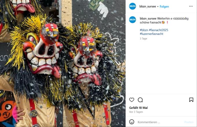 Fasnacht hat in Sursee Tradition. fasnacht sursee