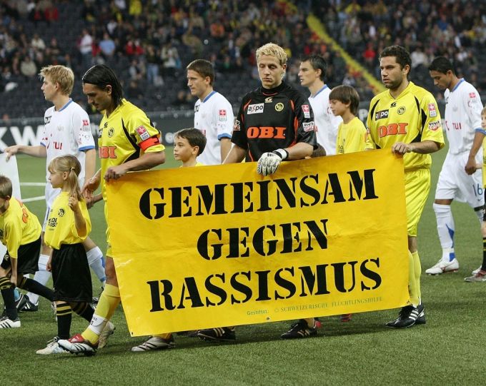 Die Aktion «Gemeinsam gegen Rassismus» hat bei YB eine lange Tradition. YB