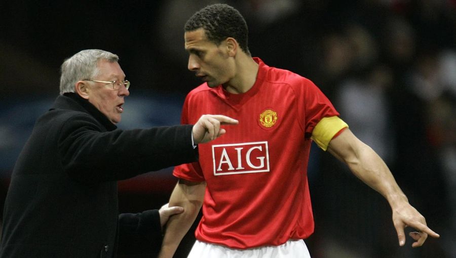 Sir Alex Ferguson brachte Rio Ferdinand bei Manchester United auf Kurs.