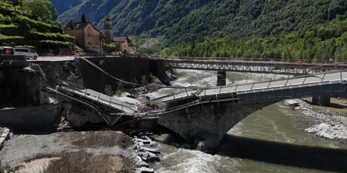 Maggiatal Aufräumarbeiten