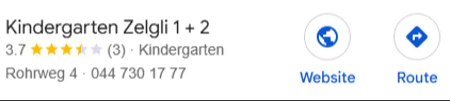 Auch dieser Kindergarten in Schlieren ZH ...