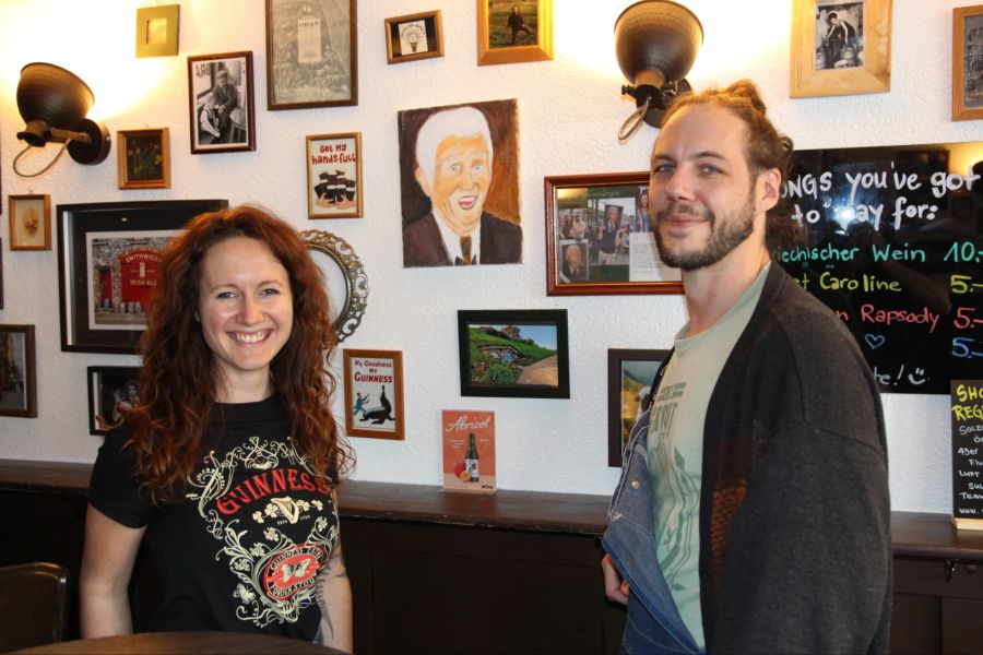 «Guschti», das Bild in der Mitte, zwischen Sabrina und Raphael, wurde in der Vergangenheit geklaut.