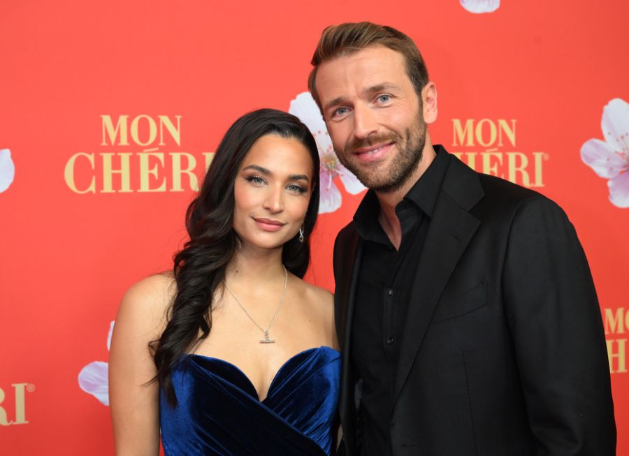 Schwer verliebt: Amira Aly und Christian Düren. Sie zeigen sich auch an öffentlichen Veranstaltungen.