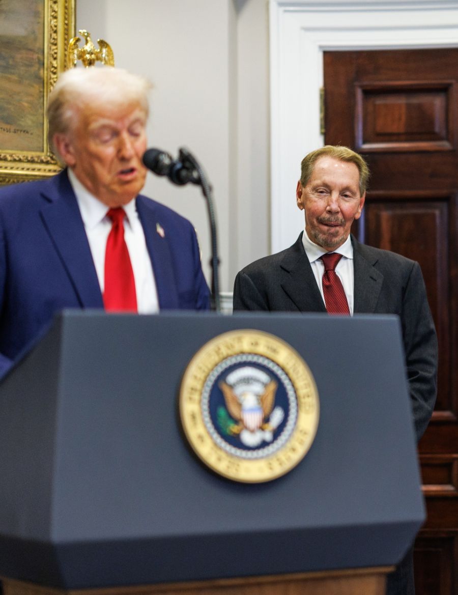 Donald Trump Larry Ellison