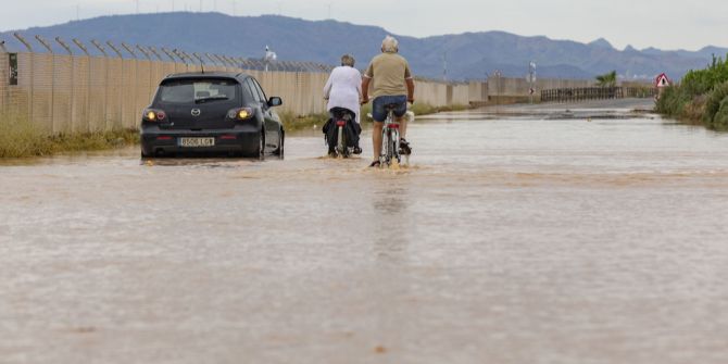 spanien regen