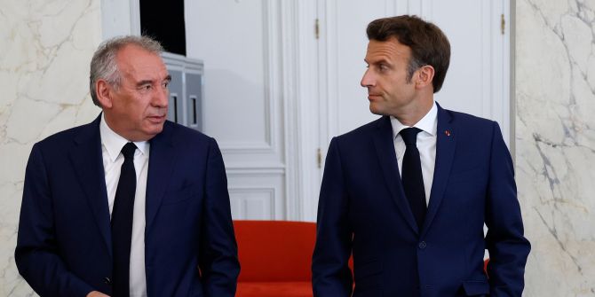 Francois Bayrou Emmanuel Macron