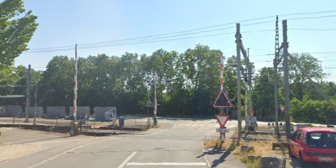 Bahnschranke Suberg Grossaffoltern