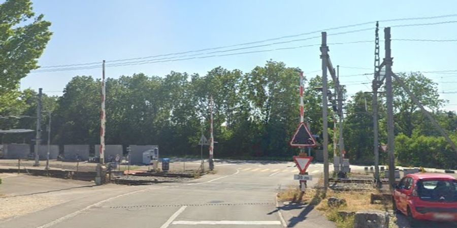 Bahnschranke Suberg Grossaffoltern