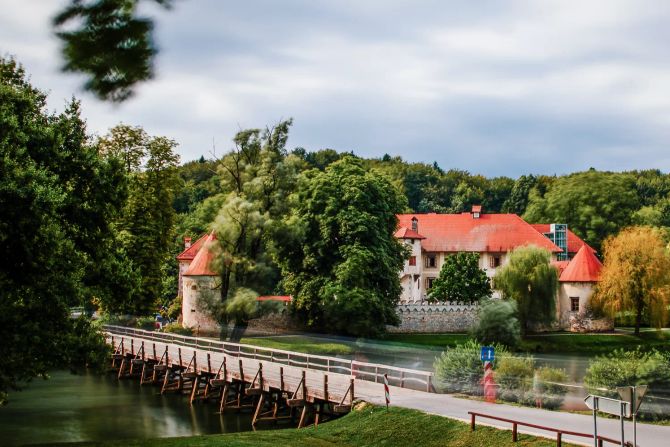Otočec Castle, Slowenien Wasserschloss