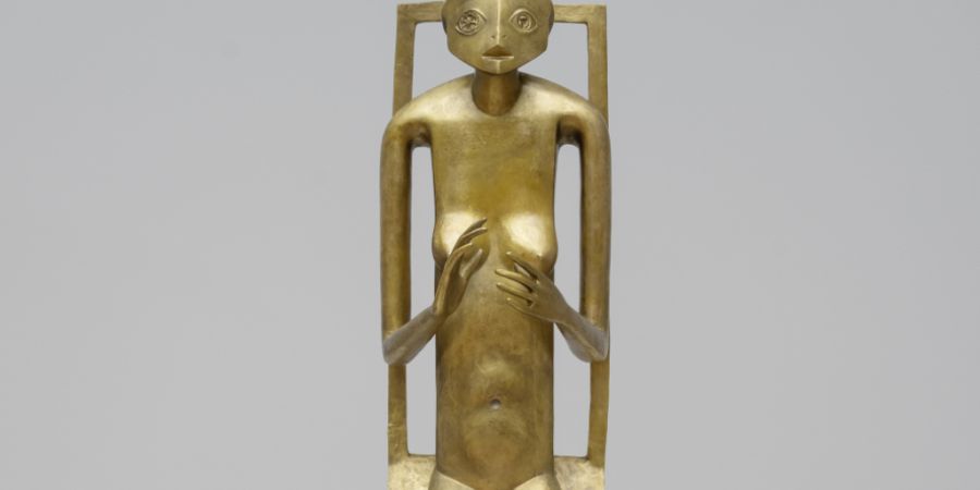 Alberto Giacomettis «L'Objet invisible» (1934/35) ist im Kunsthaus Zürich zu sehen. Die stilisierte Frauenfigur umfasst mit den Händen ein nicht sichtbares Objekt und macht damit das ...