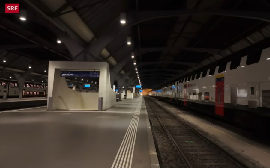 So kriegt man den HB Zürich sonst nie zu Gesicht.