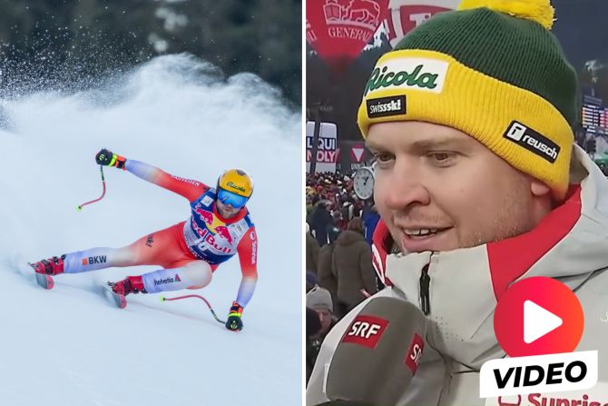 Niels Hintermann Abfahrt Kitzbühel