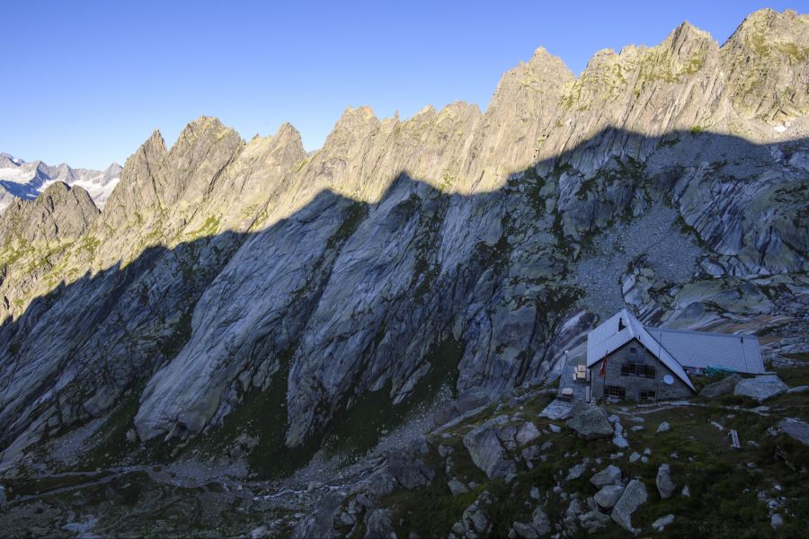 Sind vom Klimawandel in der Schweiz besonders bedroht: die Berghütten des SAC.