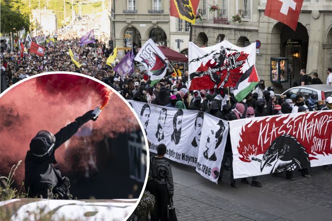 Bern 1. Mai Demo