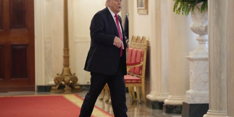 Trumps Zollpolitik ist auch in den USA stark umstritten. Eine Koalition von Bundesstaaten zieht dagegen vor Gericht und argumentiert, Trump schade dem amerikanischen Volk. (Archivbild)