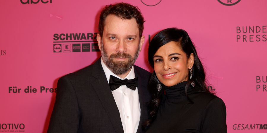 Collien Fernandes und Christian Ulmen im April 2024.