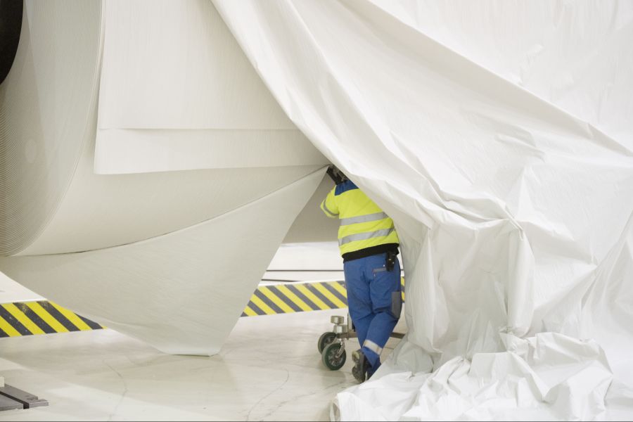 Für die Produktion stützt sich die Papierfabrik auf das Know-How einer britischen Firma.