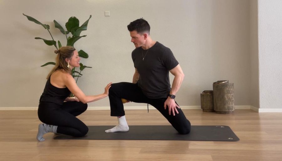 Bea Eggimann mit Alain beim 1 to 1 Faszientraining