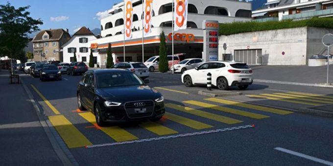 In Chur GR kam es gestern zu einem Unfall. chur