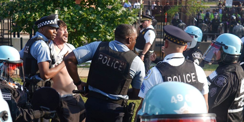 Protests at the US Democratic Party Convention in Chicago – Arrests – Nau