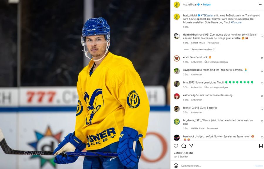 HC Davos Tino Kessler