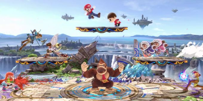 Ein Screenshot aus dem beliebten Fighting-Game Super Smash Bros. Ultimate. Super Smash Bros. Ultimate