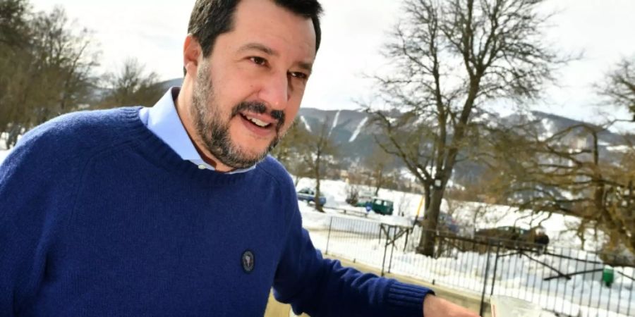 Italiens Innenminister Matteo Salvini