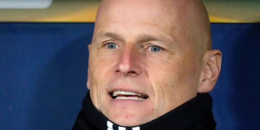 Kopenhagen-Coach Stale Solbakken hat mit seinem Team die Meisterschaft in Dänemark gewonnen. Foto: Francisco Seco/AP