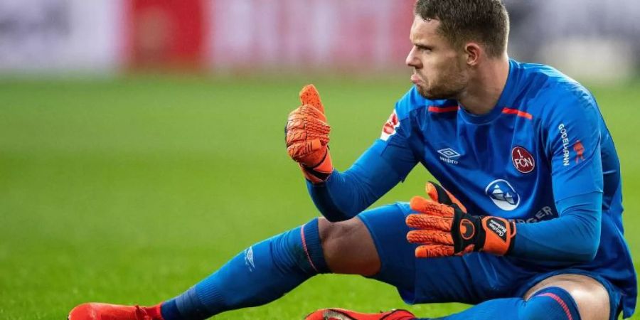 Mit Nürnberg dick im Abstiegskampf: FCN-Keeper Christian Mathenia. Foto: Marius Becker