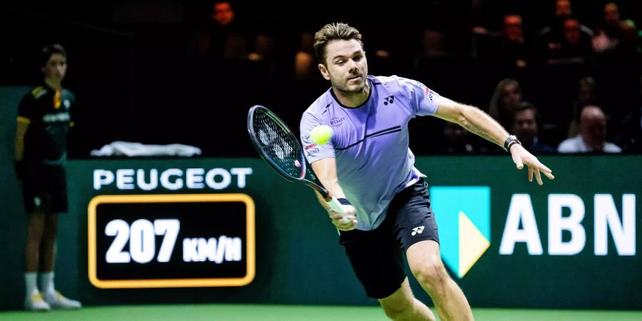 Stan Wawrinka gelingt in Rotterdam die Revanche gegen Milos Raonic.