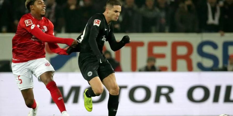 Das Spiel von Eintracht Frankfurt gegen den FSV Mainz 05 am 33. Spieltag wurde um einen Tag verlegt. Foto: Hasan Bratic/dpa