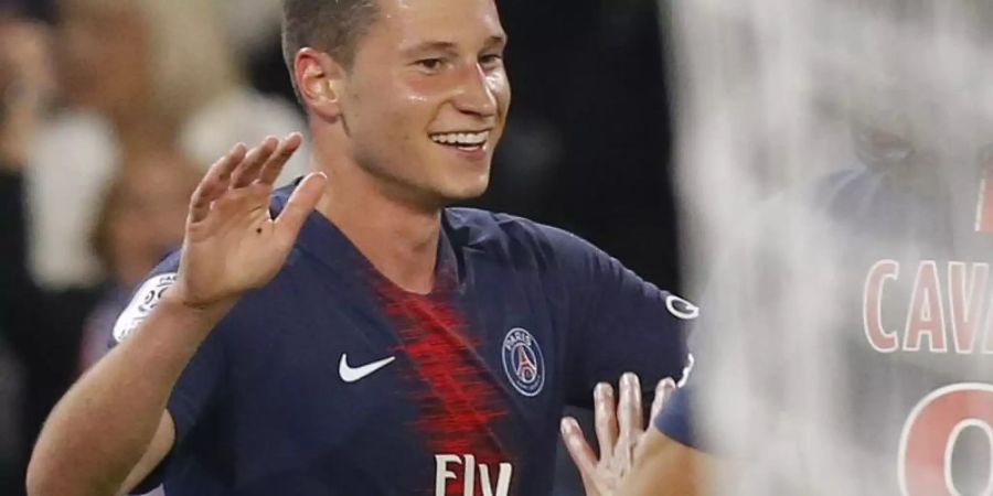 Hat mit Paris Saint-Germain im 24. Saisonspiel den 21. Sieg geholt: Julian Draxler. Foto: Michel Euler/AP